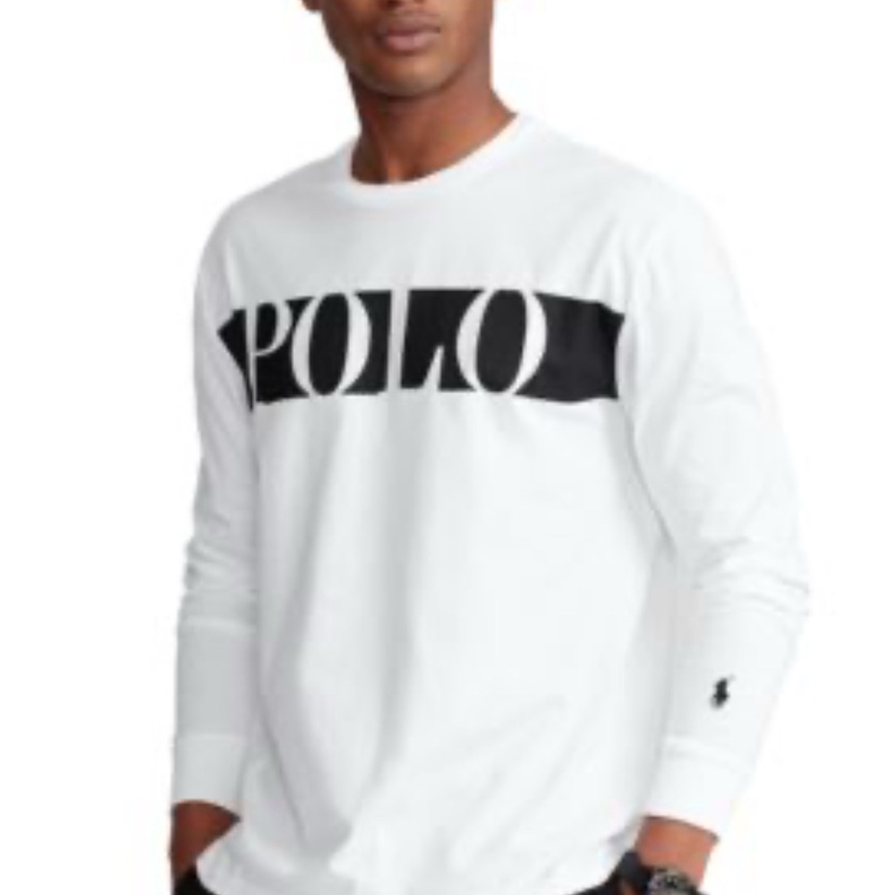 POLO Ralph Lauren Men's Long Sleeve Classic Fit Graphic T-Shirt Size Small